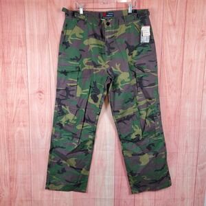 Vintage Liberty Camouflage Cargo Pants Mens Sz 36 36x32 Camo NEW NWT